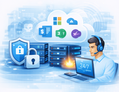 Cyber security backup and IT support services